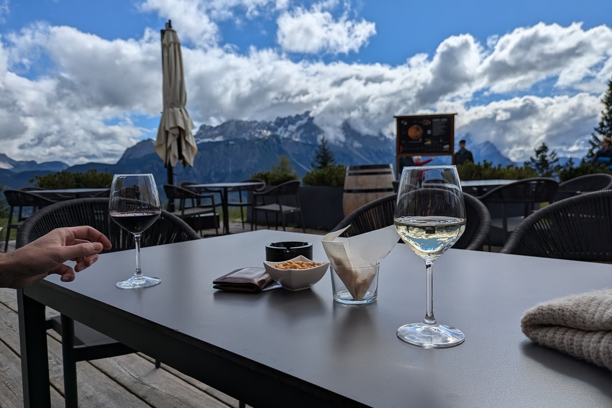 Wine Bar on the Cima Tofana Cable Car