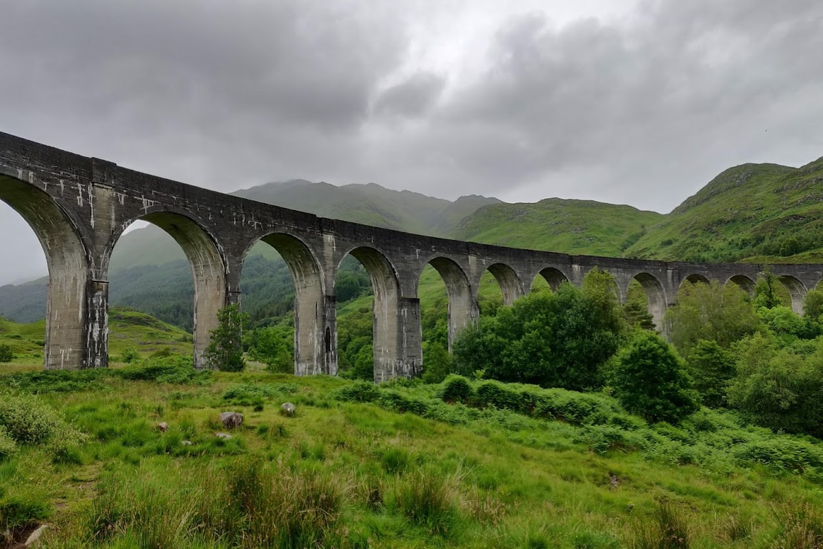 Glenfinnan viaduct viewpoint