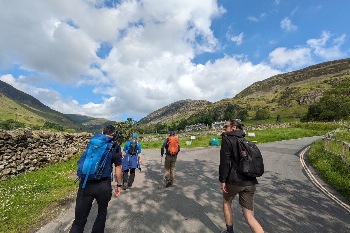 Hiking Helvellyn via Striding Edge