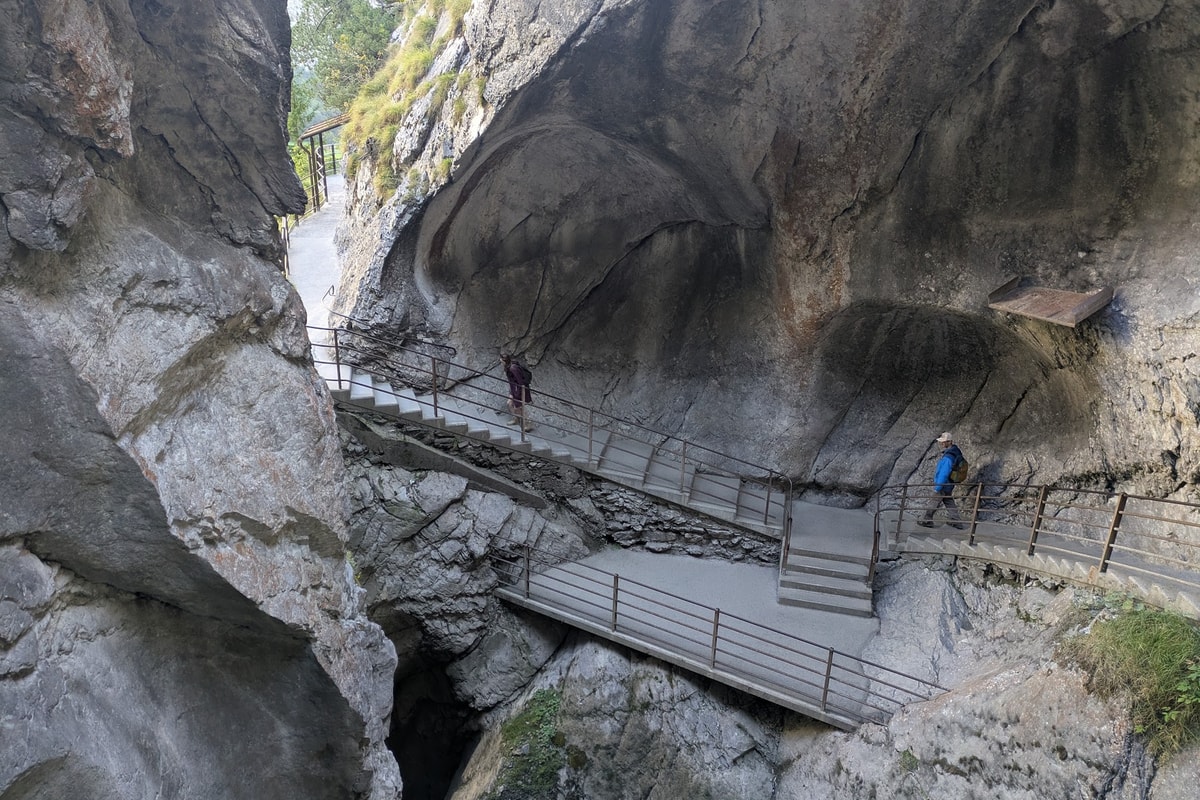 Trummelbach Falls from Grindelwald