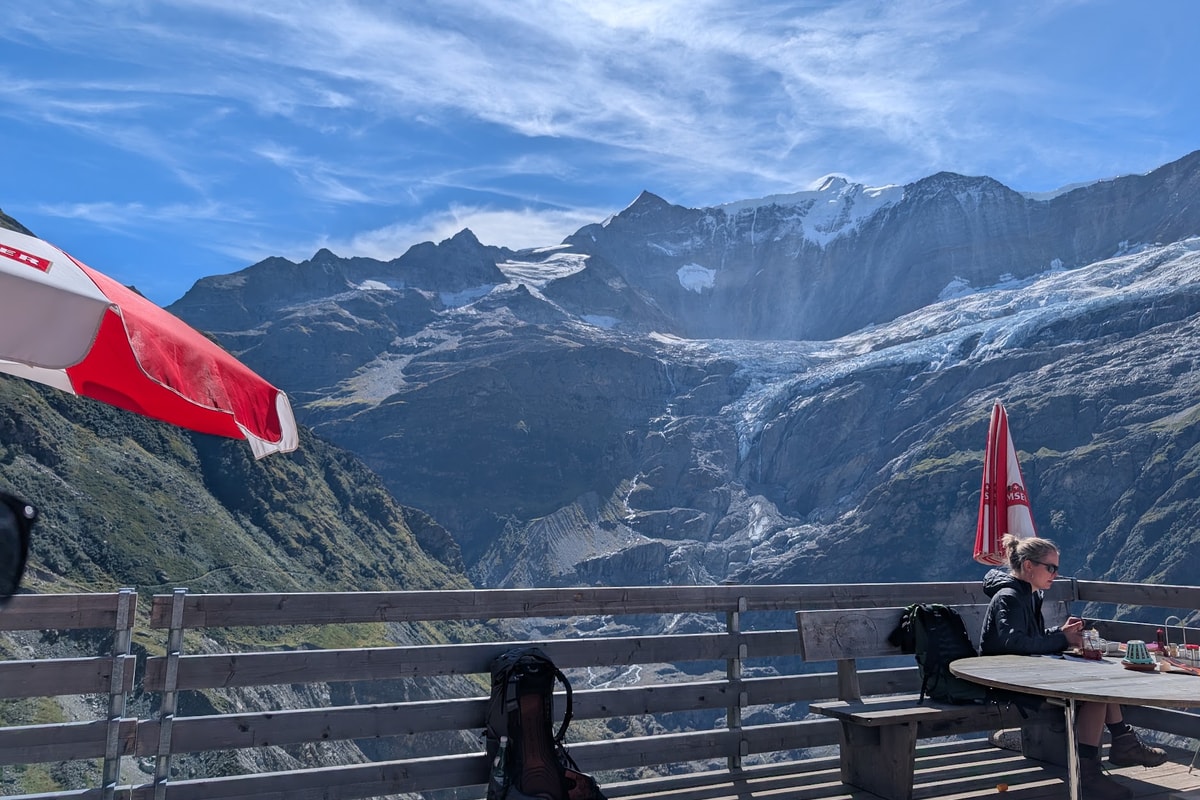 Grindelwald glacier view