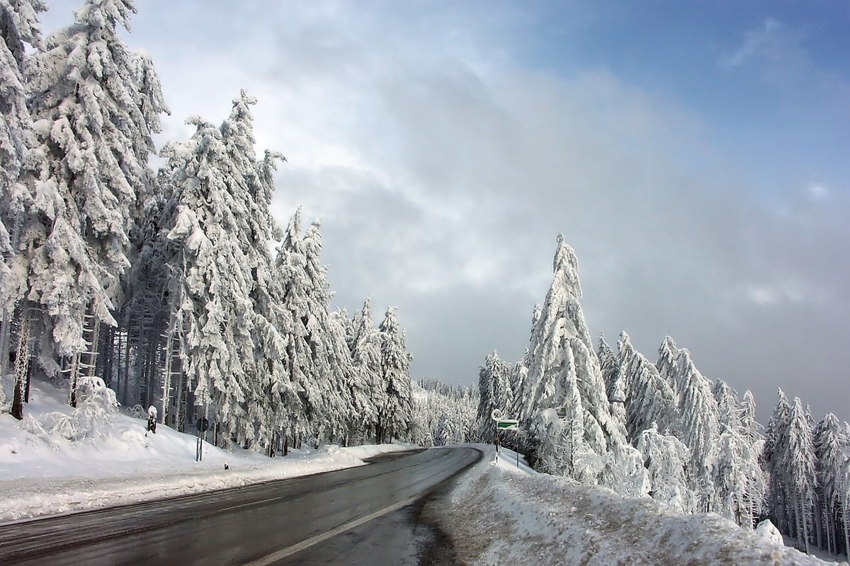 Black Forest road trip in the snow