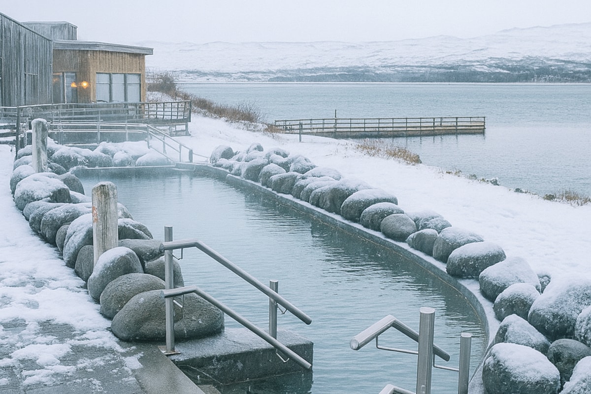 laugarvatn fontana snow