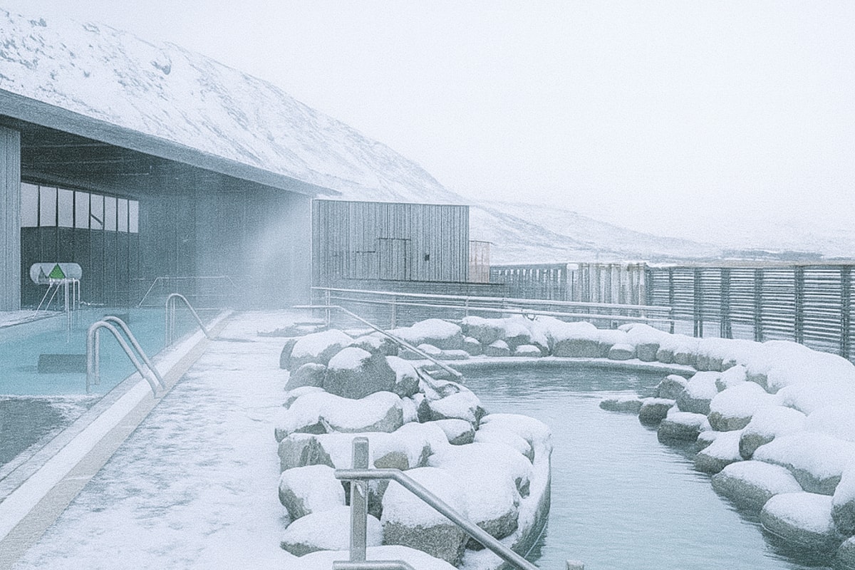 laugarvatn fontana snow