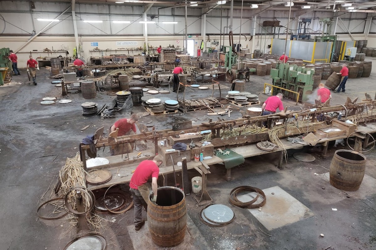 Speyside Cooperage in Scottish Highlands
