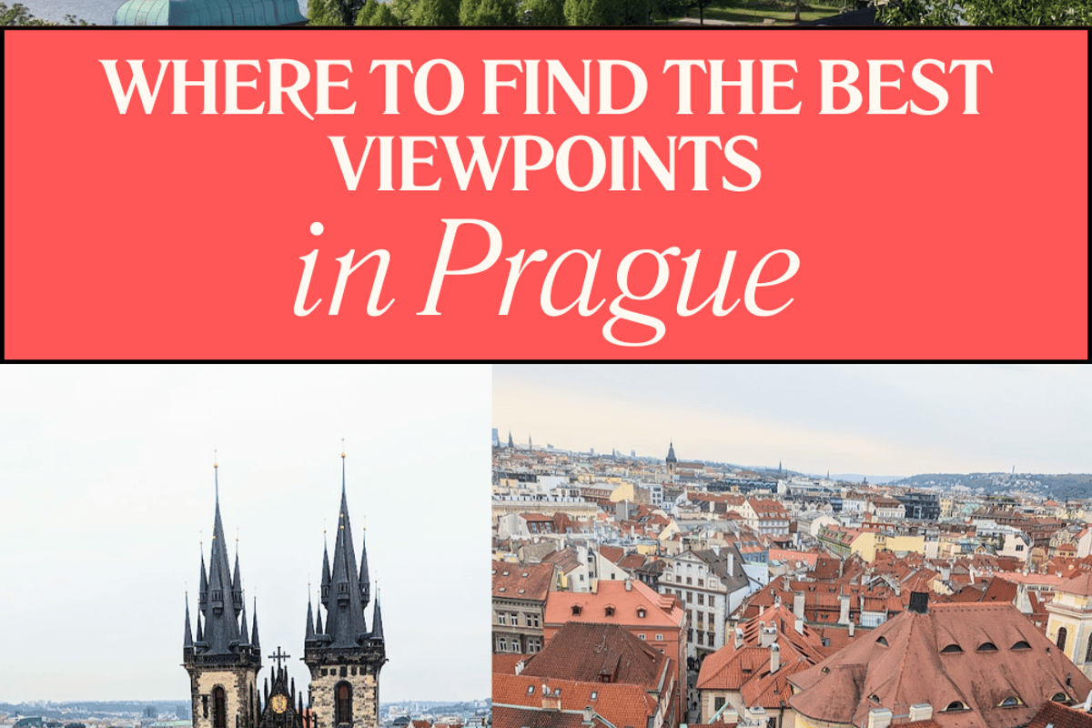 Best viewpoints in Prague Pinterest pin