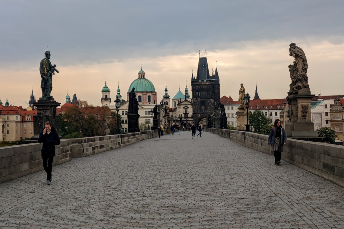 Charles Bridge has one of the best photos spots in Prague