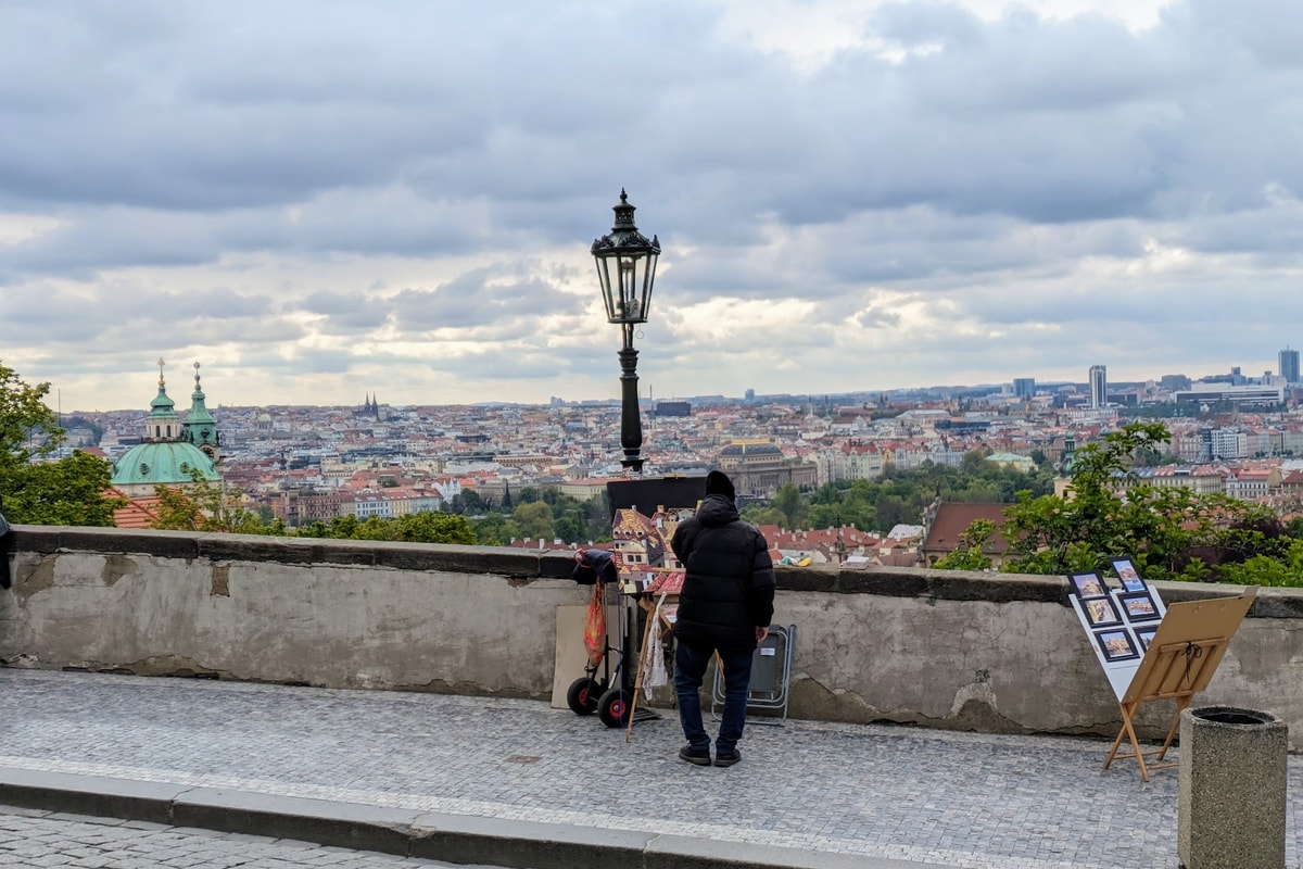 Best viewpoints in Prague from Prague castle