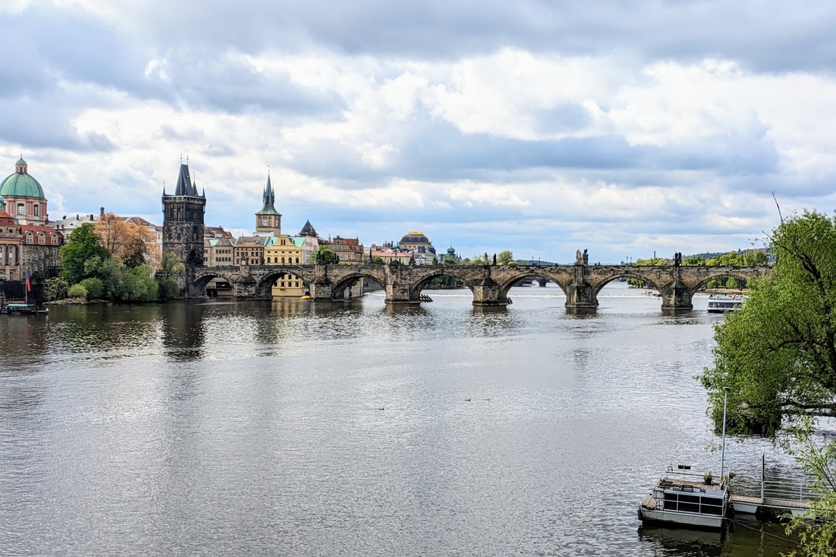 best photo spots in Prague - Manes Bridge