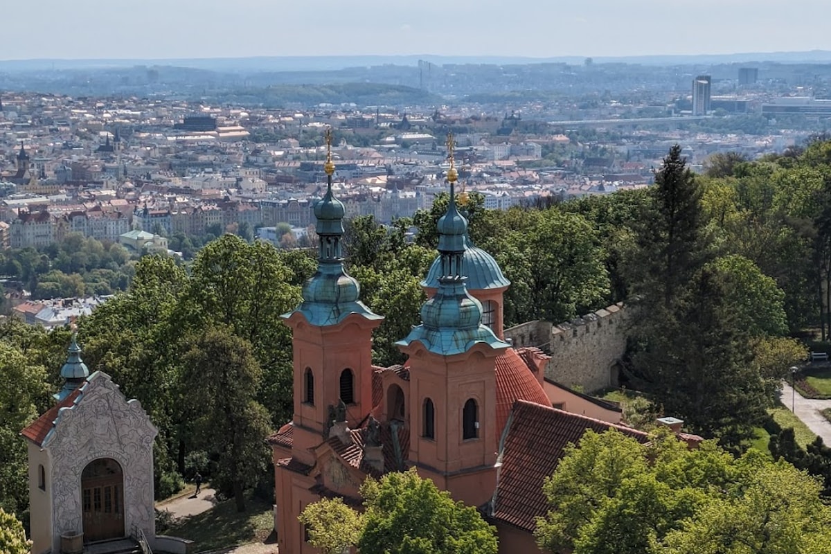 Petrin Tower Prague view