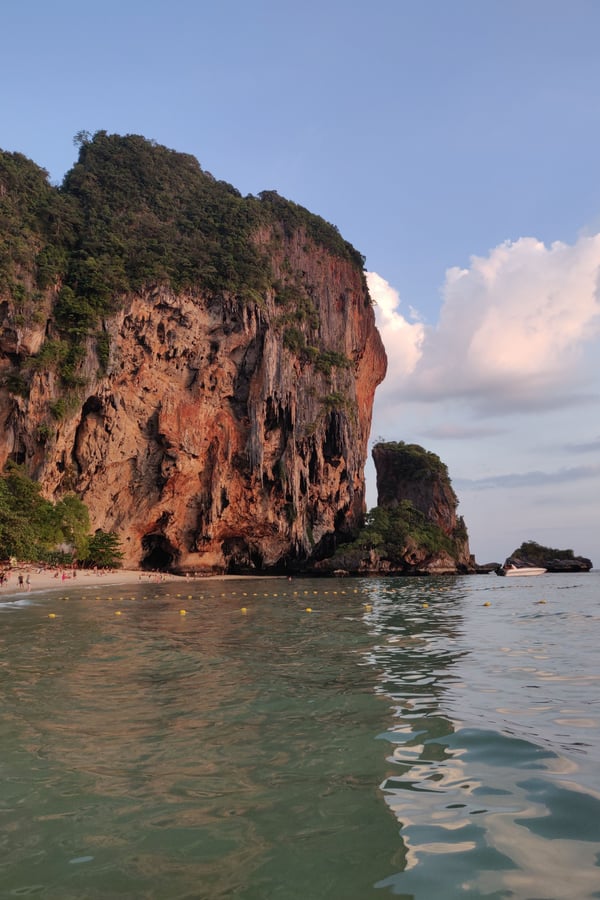 best beaches in Krabi - Phra Nang at sunset
