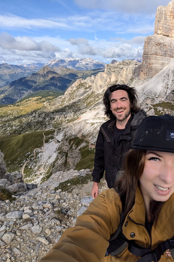 hike to Rifugio Nuvolau
