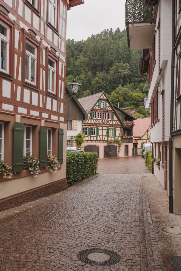 Triberg B500 black forest road